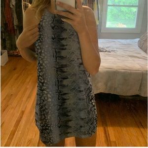 Animal print dress